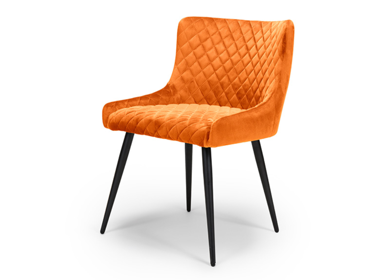 Malcolm Orange Dining Chair